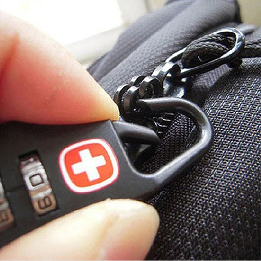 Description Picture 6 of item8PCS Portable Alloy Lock Padlock Outdoor Travel Luggage Zipper Backpack Handbag Safe Anti-theft Combination Code Number Lock