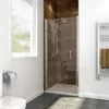 Shower Door, 29.5-31 in. W X 72 in. H Frameless Pivot Shower Door, Shower Door 1