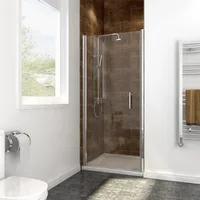 Shower Door, 29.5-31 in. W X 72 in. H Frameless Pivot Shower Door, Shower Door 1