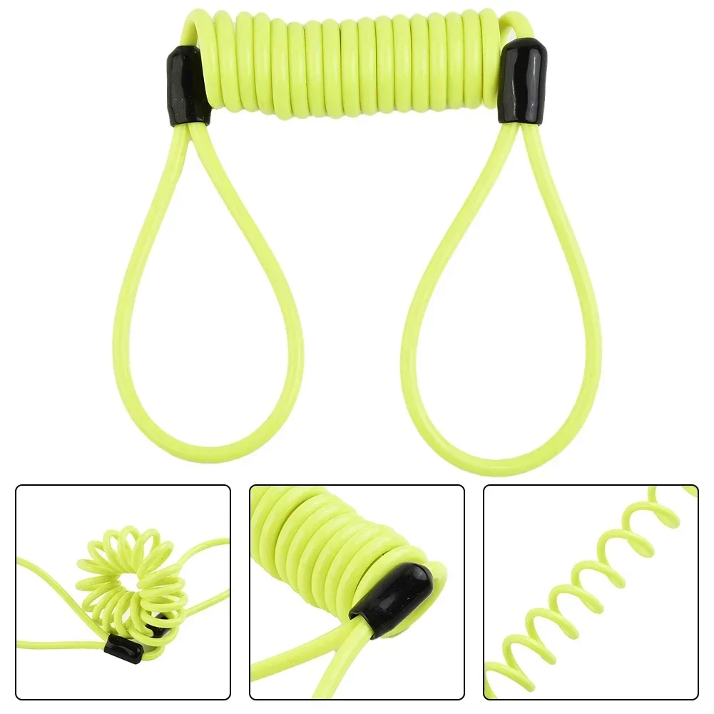 3pcs Anti-Theft Alarm Disc Lock Reminder Wire For Motorcycle