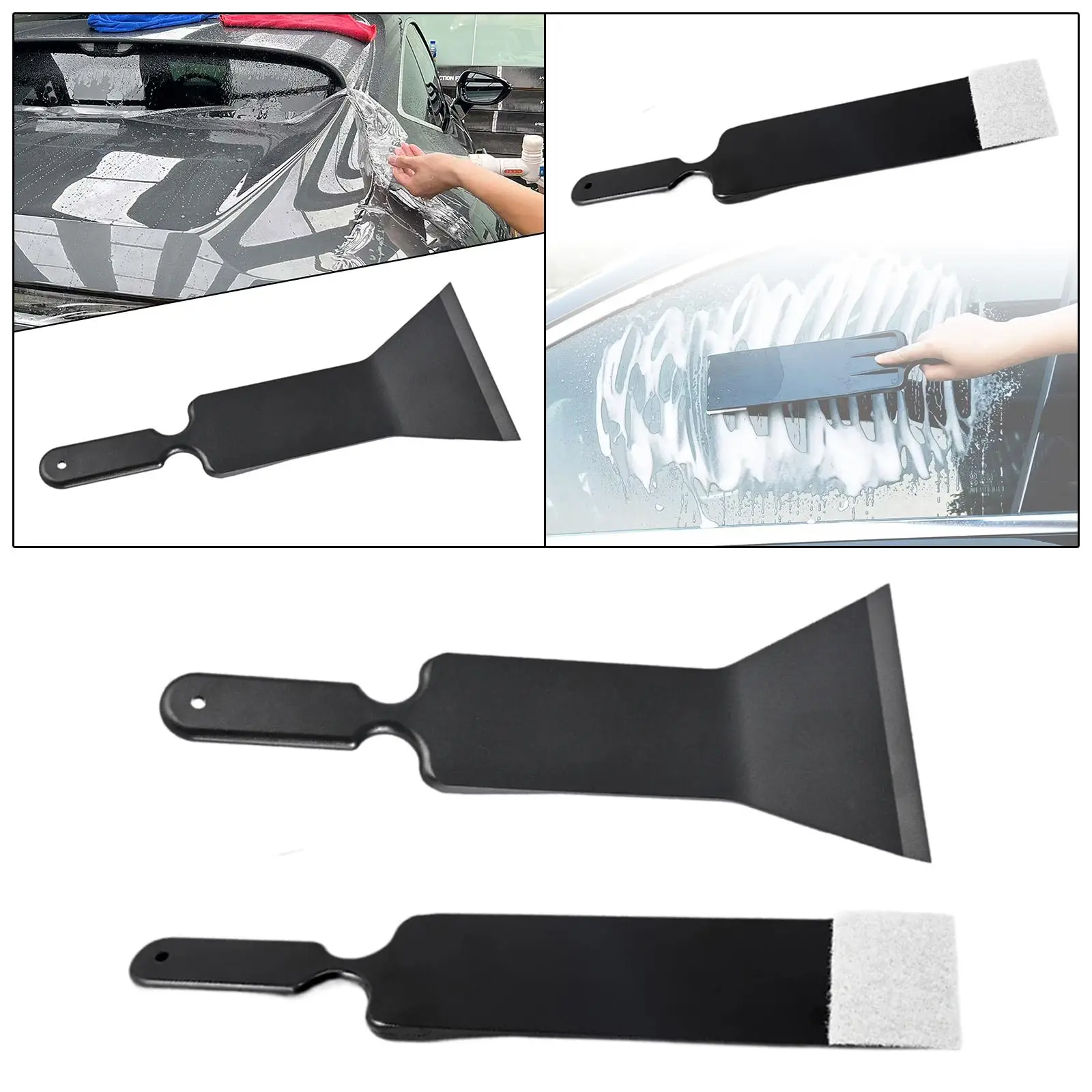 창 색조 불도저 스퀴지 경량 효율적인 전문 사용하기 쉬운 기포 제거 도구 휴대용 자동차 필름 도구