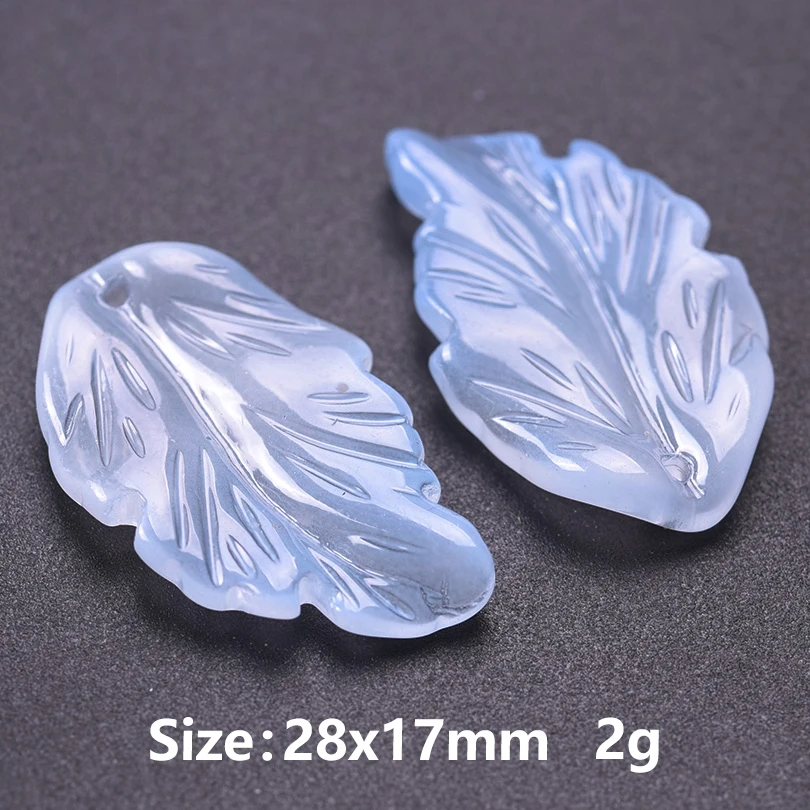 30pcs High Quality Glass Leaf Beads Leaf Shaped Beads Loose Spacer Beads For Jewelry Making DIY Bracelet Earrings Accessories