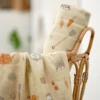 Elinfant Digital Print Bamboo Cotton Muslin Swaddle Blanket Soft Baby Bath Towel Swaddle Wrap Stroller Cover 4