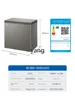 Yjq  Small Ice Cream Freezer Home Use and Commercial Use Mini Refrigerator Refrigerated Single Temperature Less Frost Freezer 5