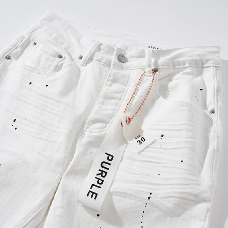 Washed Pants Vintage 2025 Arrival Jeans Casual White High Quality Simple Trousers Street Men Woman 4