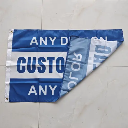 Graphic Custom Printed Flag Polyester Shaft Cover Brass Grommets Free Design Outdoor Advertising Banner Decoration Party Sport - Image 3