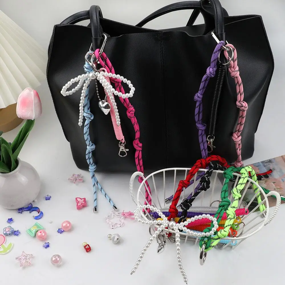 Vibrant Handmade Braided Nylon Keychain Strap