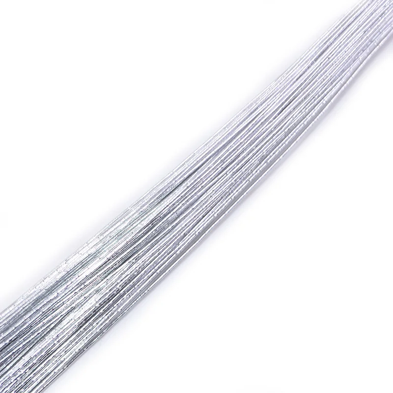 25Pcs 80cm Long Stocking Flower Iron Wire Used For DIY Nylon Flower Making Floral Wire Ronde Flower Material Accessory 0.46mm