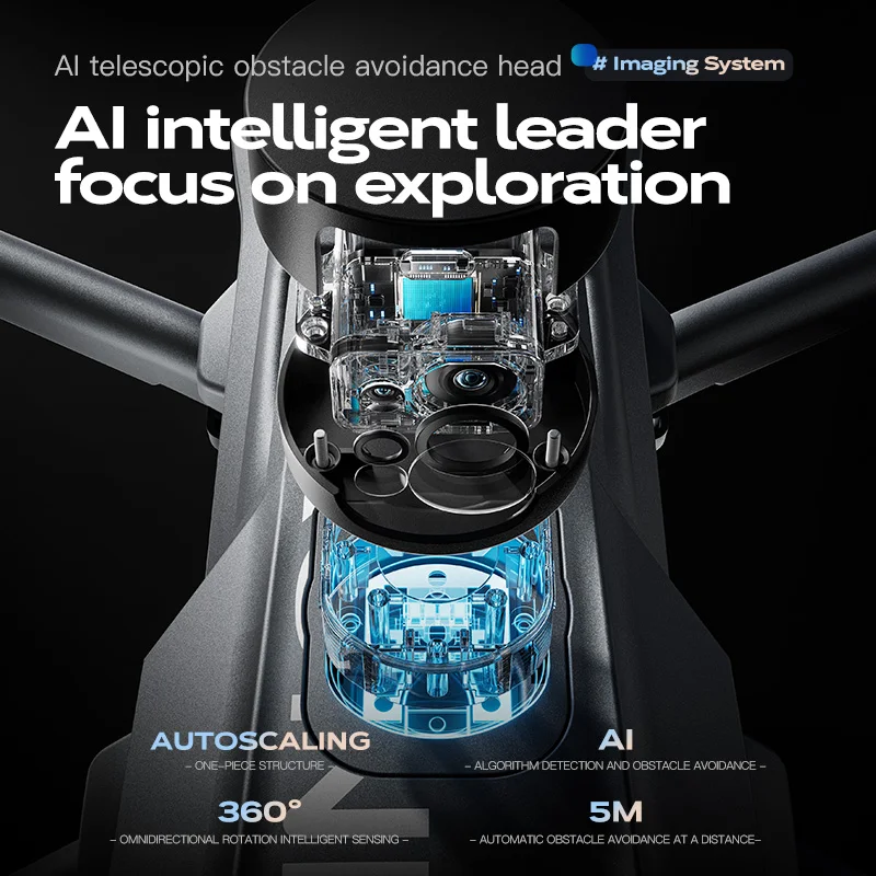 Wing 6 GPS Drone Digital Image Transmission 3-axis Gimbal 8K Professional Aerial Photography With Screen Control Quadcopter Toy