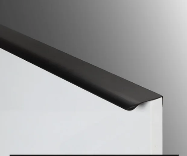 10 stuks kastgrepen, verborgen zwart, meubelgrepen, zwart, 80 mm, verborgen deurgreep voor keukenkasten, onzichtbare ladegrepen, keukengrepen voor lade, kast, meubels, keuken