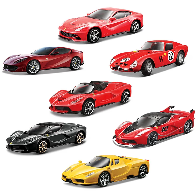 Bburago 1:43 Ferrari Collection Laferrari Enzo 250 458 488 Gtb Alloy Luxury Vehicle Diecast Cars Model Toy Collection Kids Gift 6