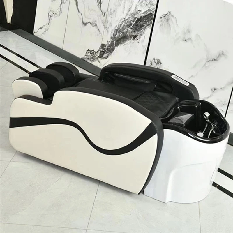 Massaggio Elettrico Shampoo Letto Riscaldamento Fumigazione Comfort Intelligente Lavaggio Dei Capelli Letto Lusso Lettino Massaggio Mobili Da Salone M