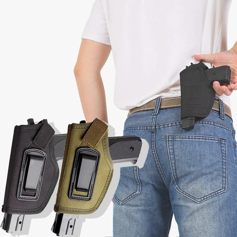 

600D Outdoor Tactical Hunting Holster Concealed Gun Pouch for Glock Sig Sauer Beretta Kahr Bersa IWB Holster Tactical Equipment