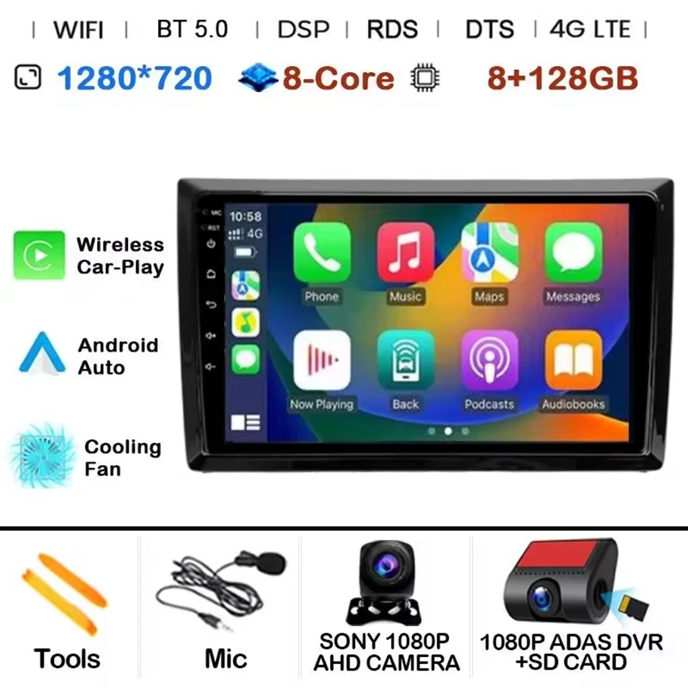 Android 11 Car Radio for Volkswagen Beetle A5 2011-2019, 9 Inch HD Touch Screen GPS Navigation with Bluetooth WiFi Steering Wheel Control CarPlay,V2