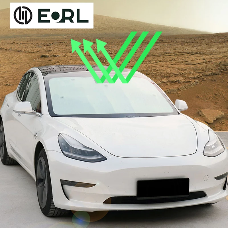 

For Model3 Car Sun Shades Windshield For Tesla Model 3 Accessories Sunshade Shade Visor Front Cover Anti UV Protected Three