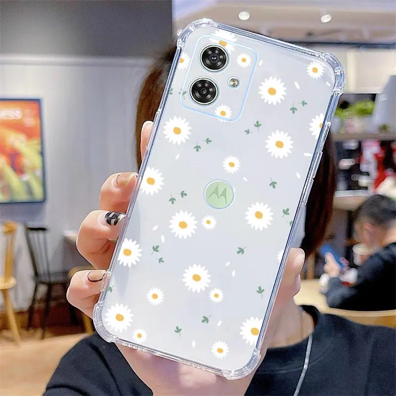 World of Flowers Transparent Phone Case - Floral Design Cover