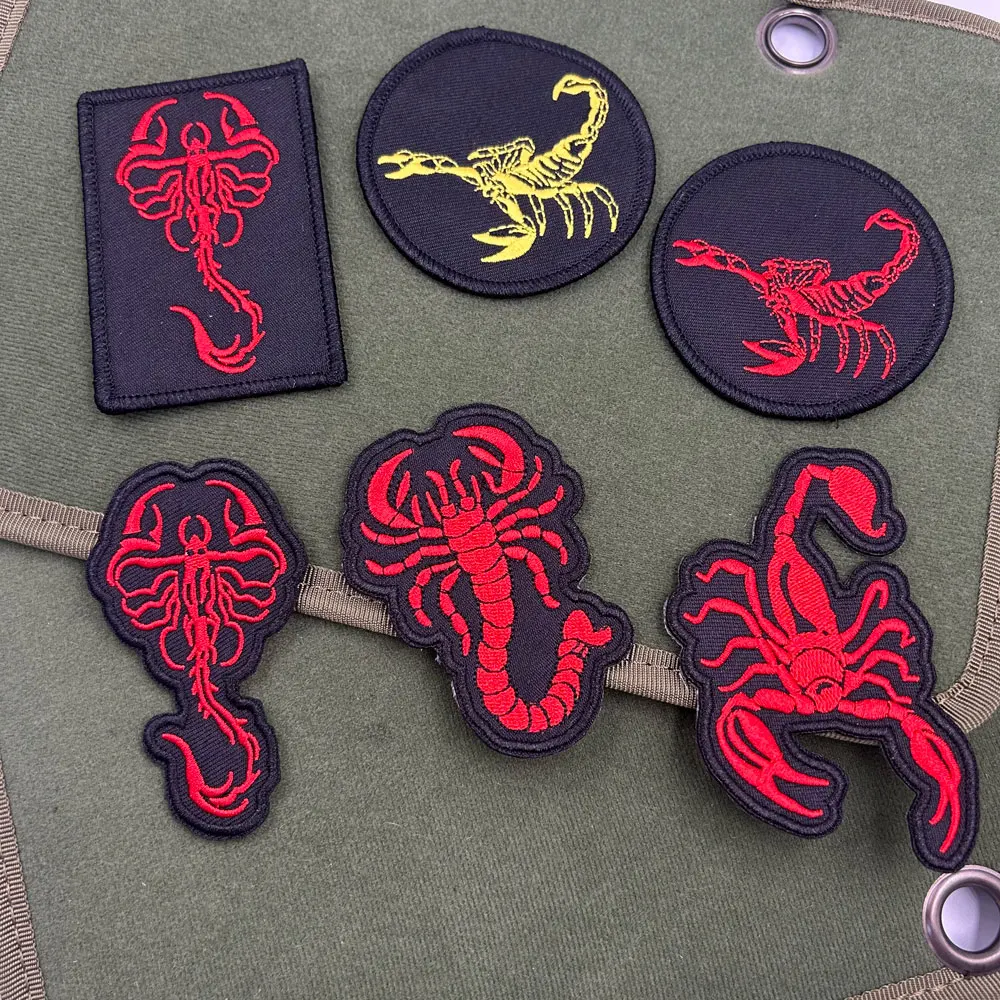 Embroidered Scorpion Velcro Patch | Tactical Morale Accessory