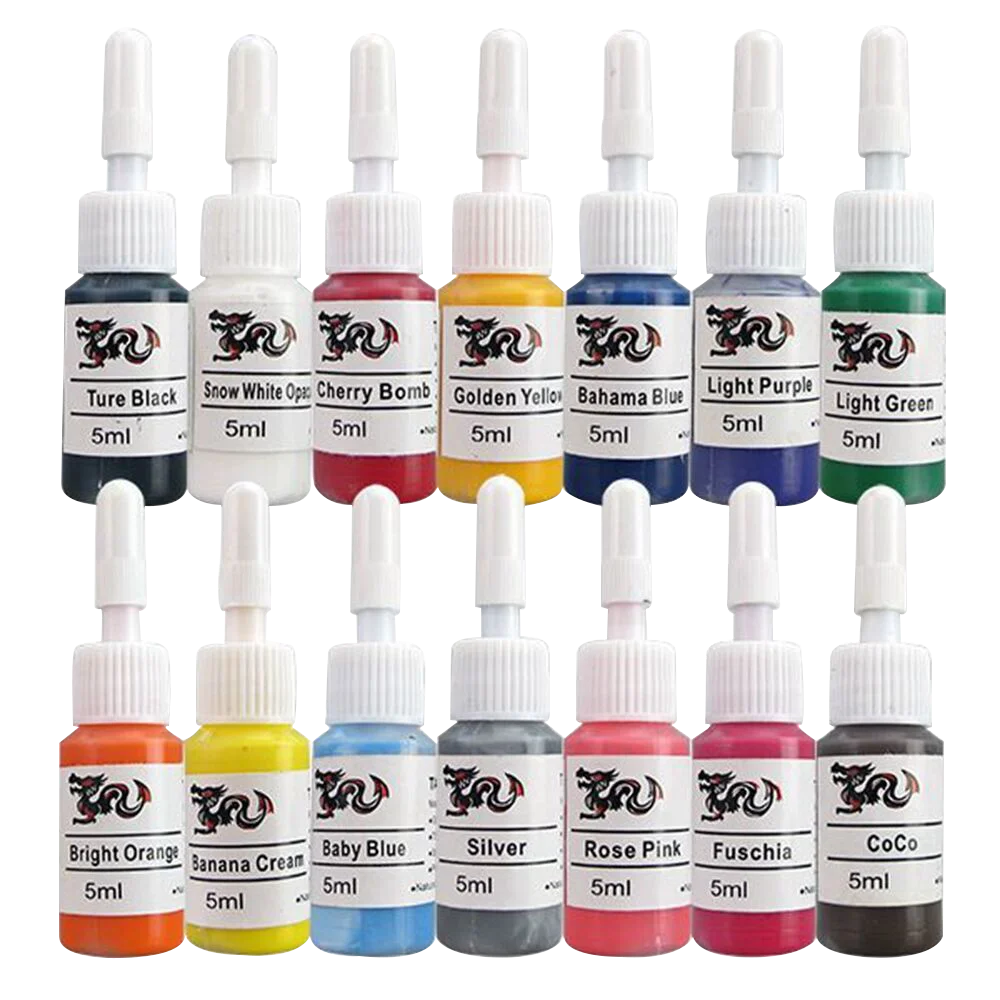 Complete Coils Tattoo Kit Liner Shader Machine Power Supply Inks Pigment tattoo supplies tattoo kit with Tattoo Needles Accessories for Beginner Set