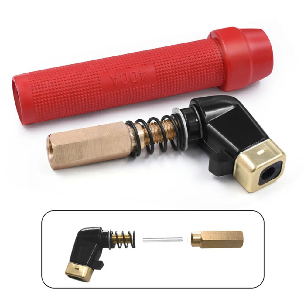 Durable Electrode Holder Twisted Welding 300-400A ARC MMA Accessories Red Replacement Welding Machine Tongs