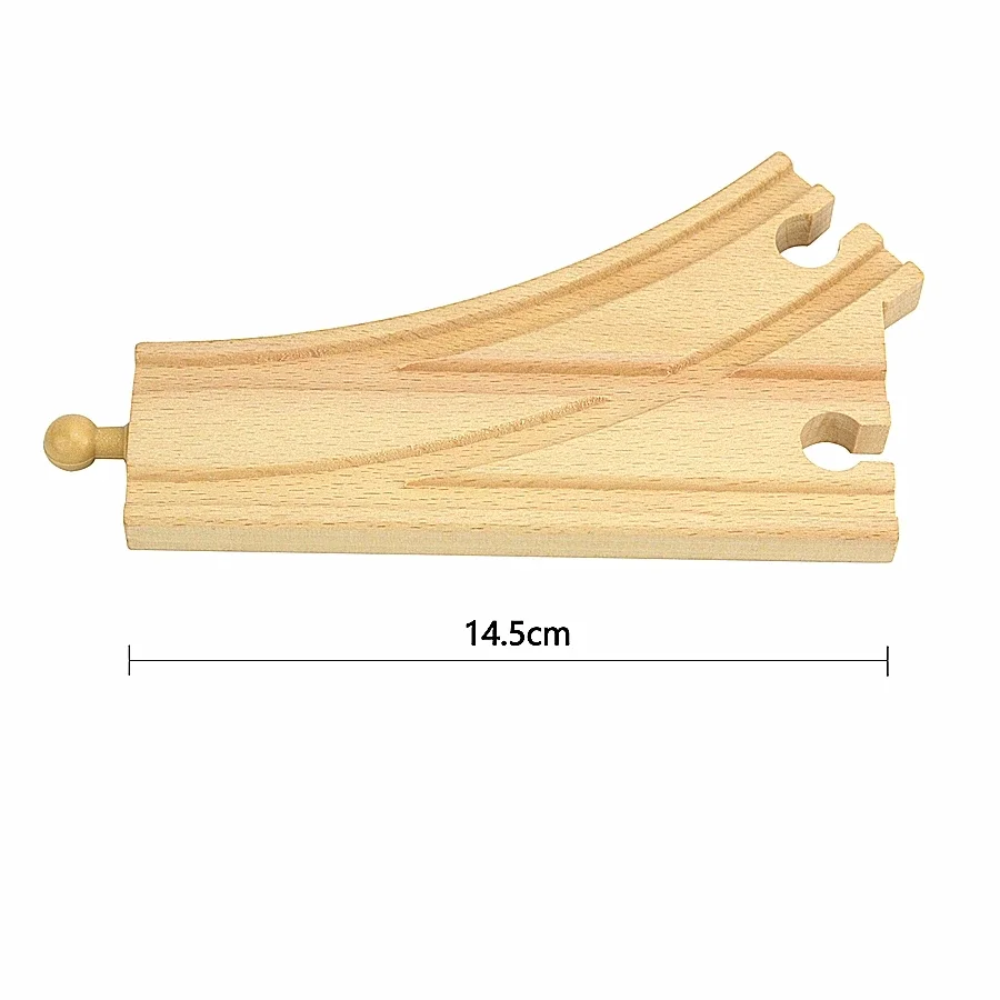 Beech Wooden Train Track Orbital Conversion Set - Educational Railway Toy