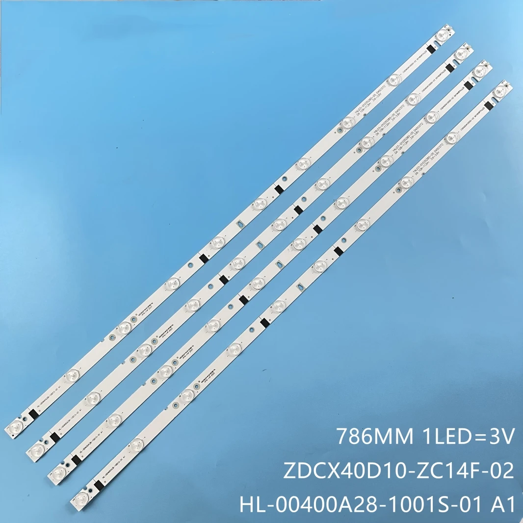 

LED Backlight strip 10 lamp For Sunny SN040LD12AT071-S2F ZDCX40D10-ZC14F-02 303CX400033 LE-4018 40LED1500 V400HJ6-PE1 CX400DLEDM