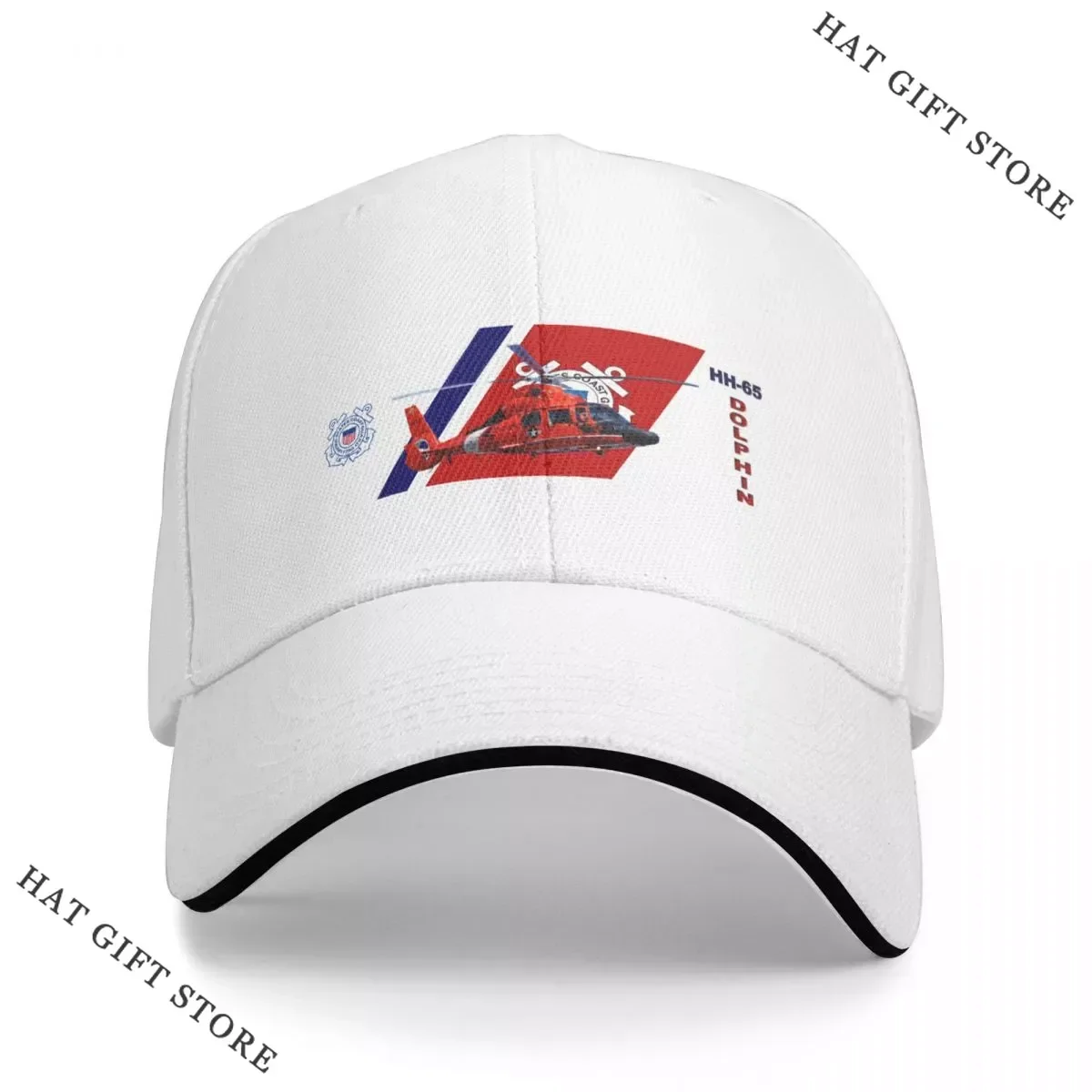 

Hot HH-65 DolphinUSCG SAR Cap Baseball Cap fluffy hat funny hat Snap back hat women's hats for the sun Men's