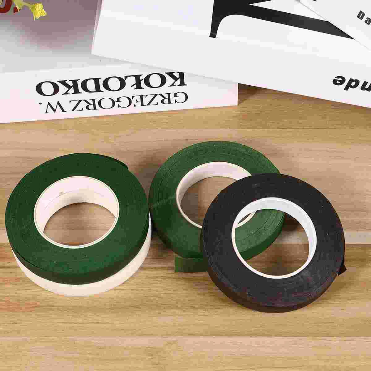 

4 Rolls 30 Yard Wide Creative Floral Tapes Adhesive Packing Tape for Bouquet Stem Florist Tape