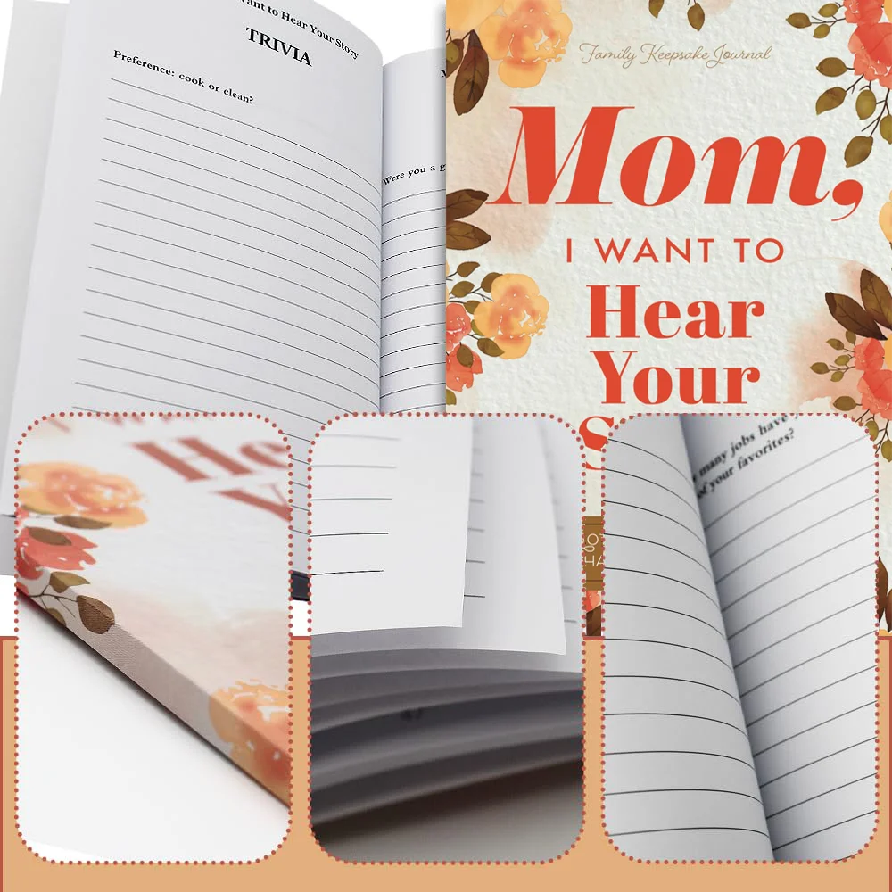 Leather Memory Books Guided Journal Dad Mom 2