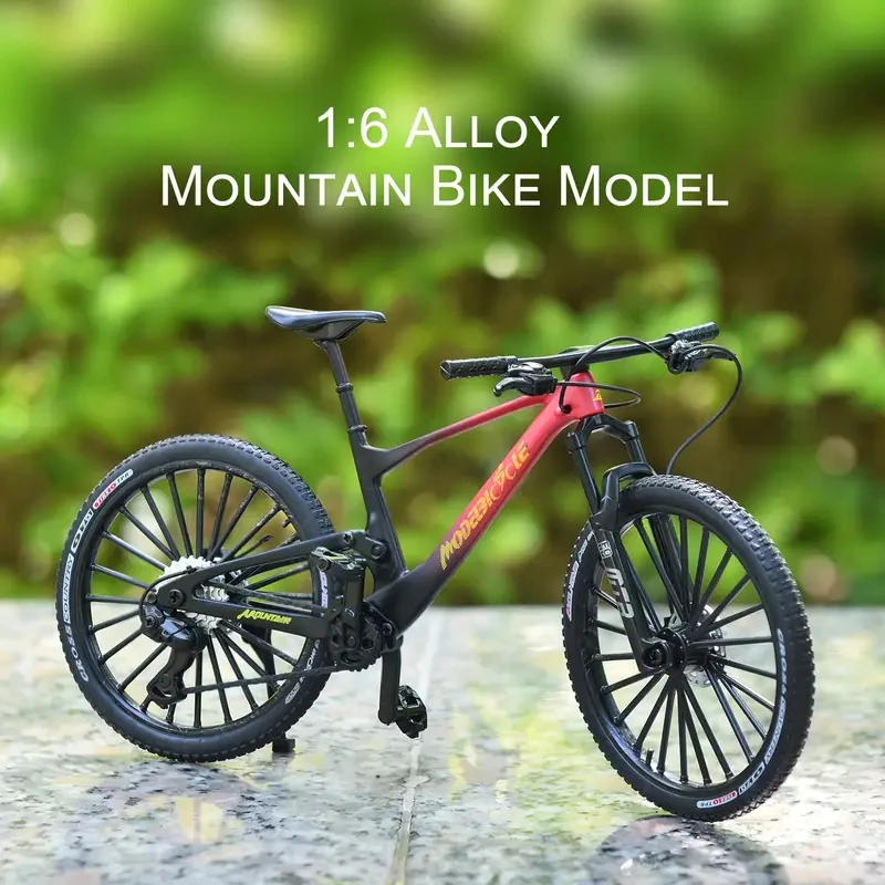 Vintage Metall Mountainbike Modell Desktop Mini Legierung Klassische Fahrrad Spielzeug Druckguss Finger Modell Hause Dekoration – Detail 4