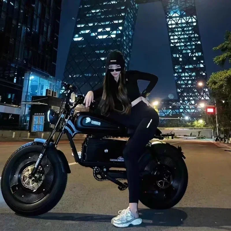 Electric Bicycle Hydraulic brake 1500W Motorbikes 60AH Ebike Adult Road Electric Bicycle 20 inch Off-road Fat Tyre tandem bicycle