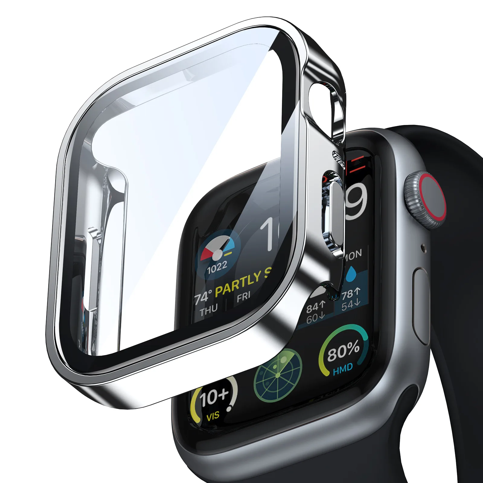 Premium Tempered Glass Case with Screen Protector – Straight Edge Cover
