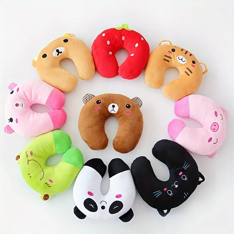 Cute Neck Pillow Creative U-shaped Neck Pillow Suitable for Outdoor Travel, Reducing Your Fatigue