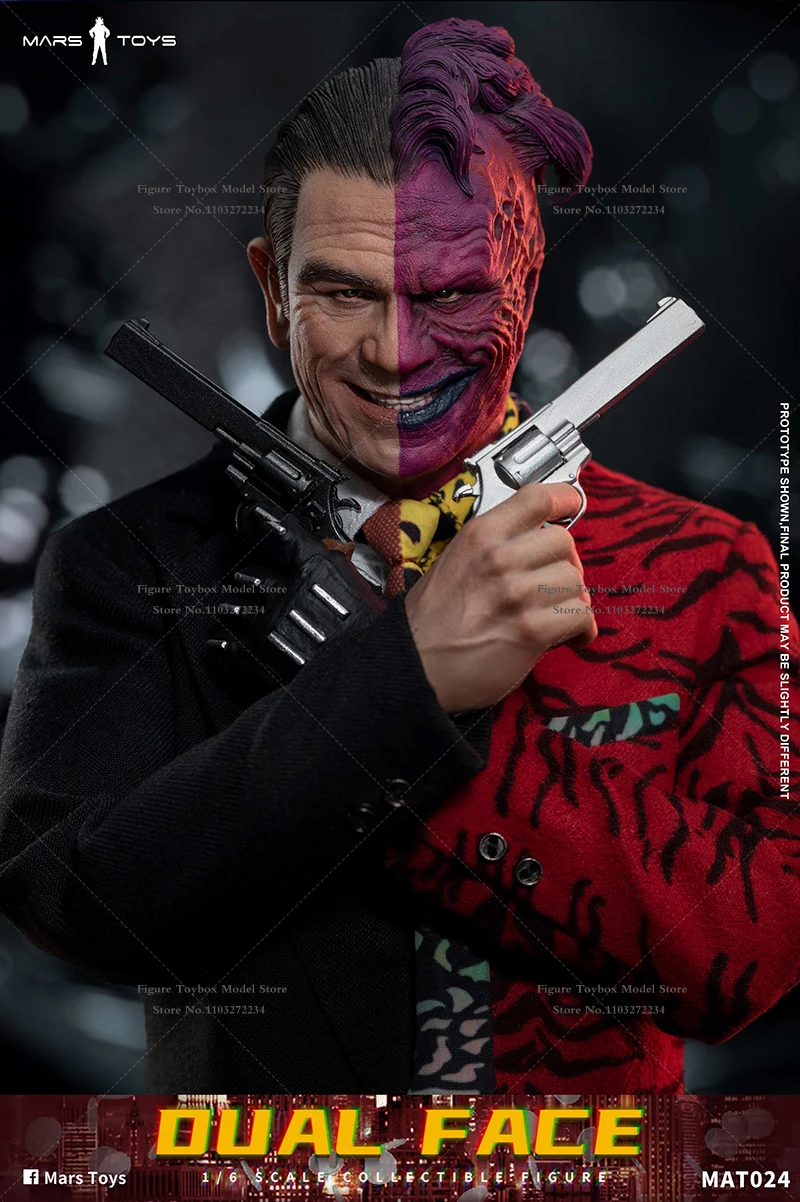 Mars Toys MAT024 1/6 Scale Dual Face Movable Action Figure Comics