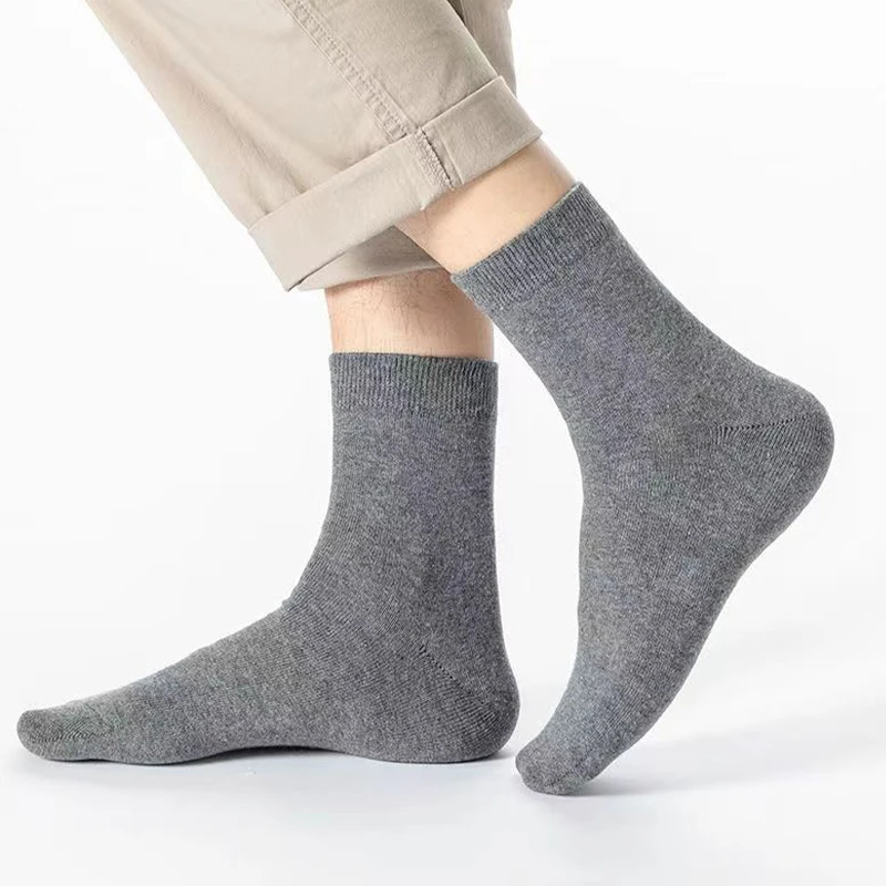 Casual Socks Middle Tube Socks Breathable Socks Business Socks 5 Pairs Mens Classic Trendy Soft Comfortable Casual Business Male Sox casual socks,middle tube socks,breathable socks,business socks