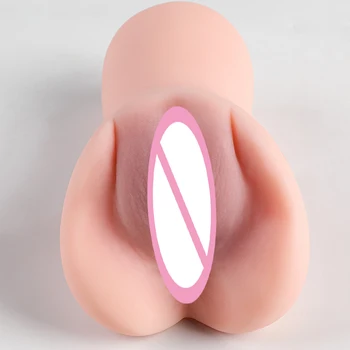 Giocattoli del sesso per gli uomini Masturbatori maschili della vagina Coppa Figa reale Vagina reale Sextoys Prodotto adulto in silicone Masturbatore realistico 3D