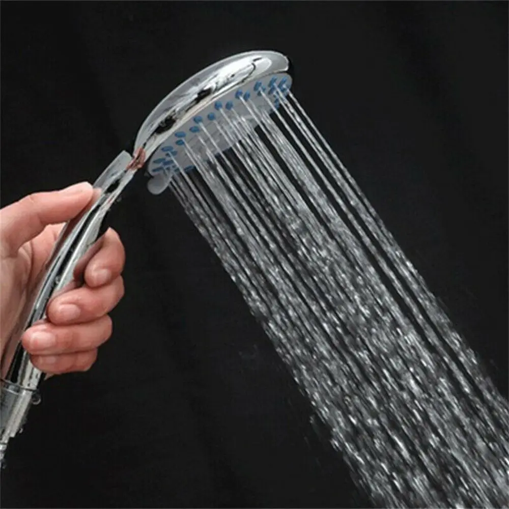 Handheld 5 Mode Shower Head Multi-Function High Pressure Sprayer Bathroom Accessories Water Saving Shower Head Shower Bath Head 5