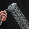 Handheld 5 Mode Shower Head Multi-Function High Pressure Sprayer Bathroom Accessories Water Saving Shower Head Shower Bath Head 5