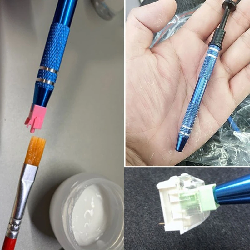 Interruptor Abridor de Lubrificação Kit Extrator ic Titular Garra Abridor de Teclas de Teclado Mecânico Cereja mx Interruptores Peças Set - Imagem 5