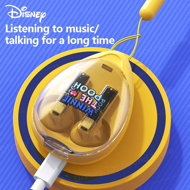 

Disney C23 Bluetooth 5.3 Headphone Wireless Earphones Long Standby Touch Control Earbuds HIFI Sound With Mic 2023 Birthday Gifts