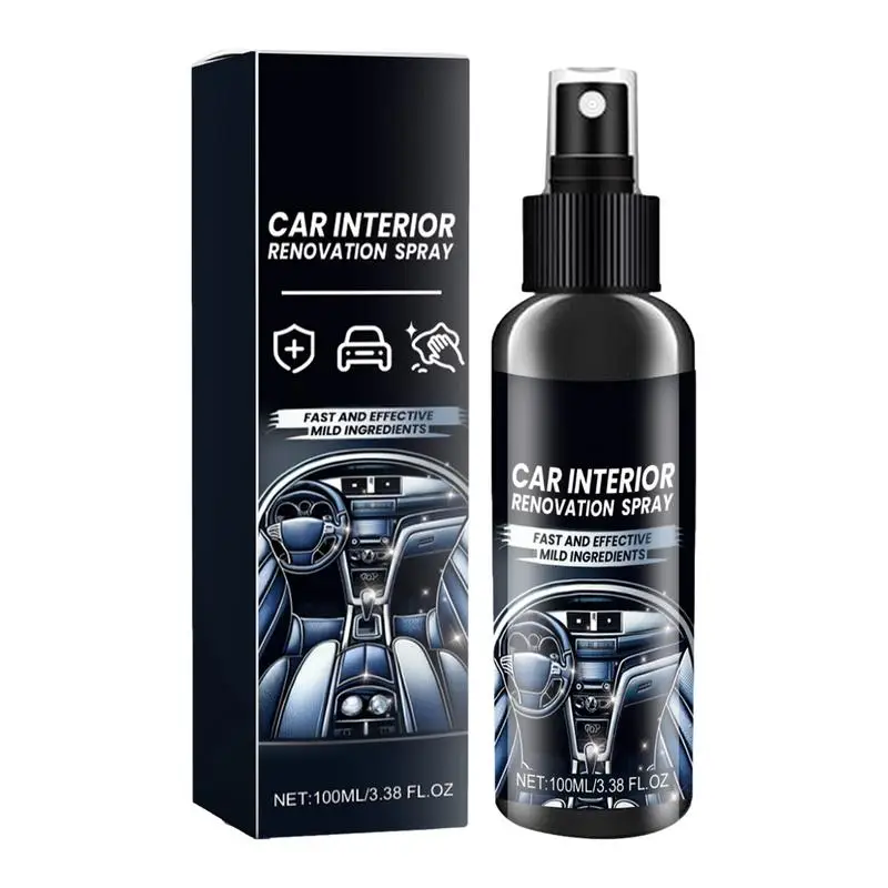 

Car Dashboard Cleaner 3.38 Oz Interior And Dashboard Cleaner Safe Effective Multipurpose Interior Car Cleaner Removing Food