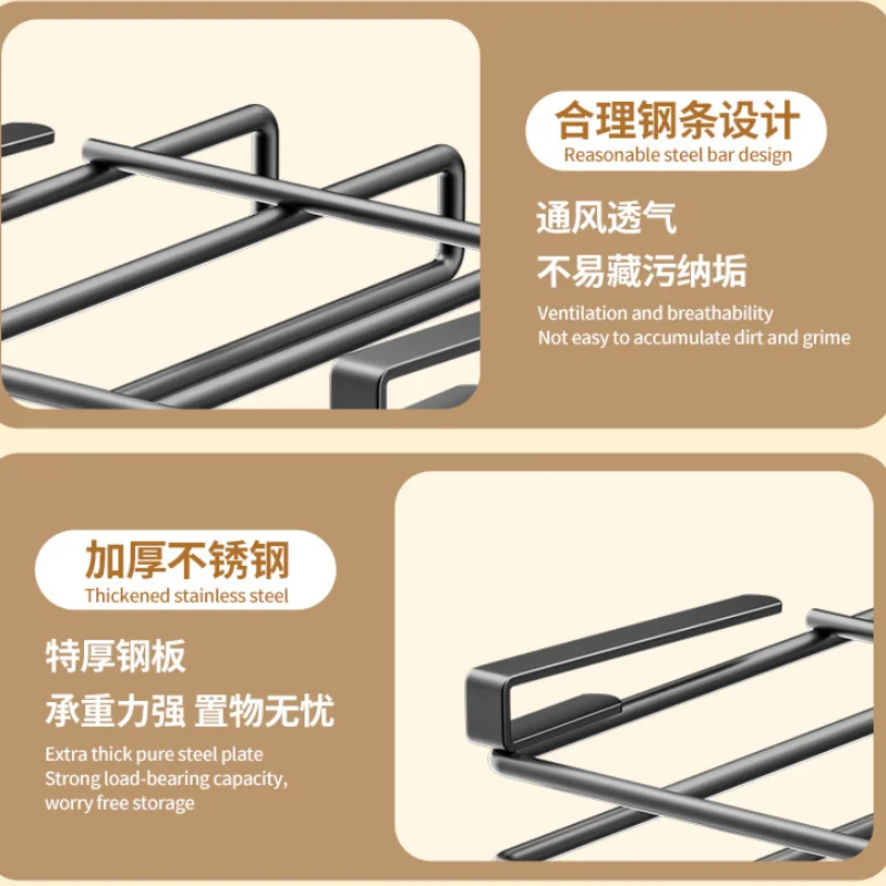 Kitchen Storage Rack Kitchen Hanging Organizer Rack Cutting Board Storage Shelf