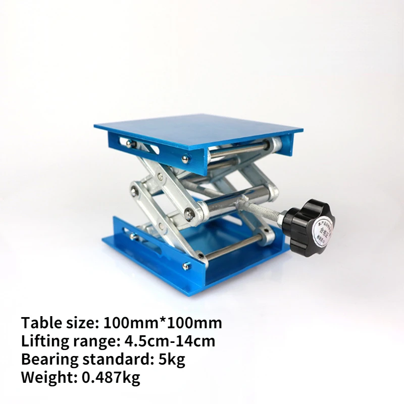 Piattaforma Sollevamento Laboratorio - Supporto Regolabile Alluminio 30kg