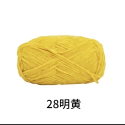 Luxurious Golden Velvet Chenille Wool Yarn - 40g, 148m, 2mm Thickness for Handcrafted DIY Projects (28)