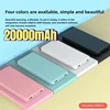 New 20000mAh Ultra Thin Portable Power Bank 20W Super Fast Charger Powerbank Dual Output Dual Input External Spare Battery Pack 2