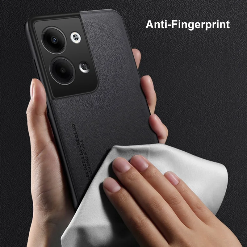 Elegant PU Leather Matte Phone Case - Premium Full Protection Cover