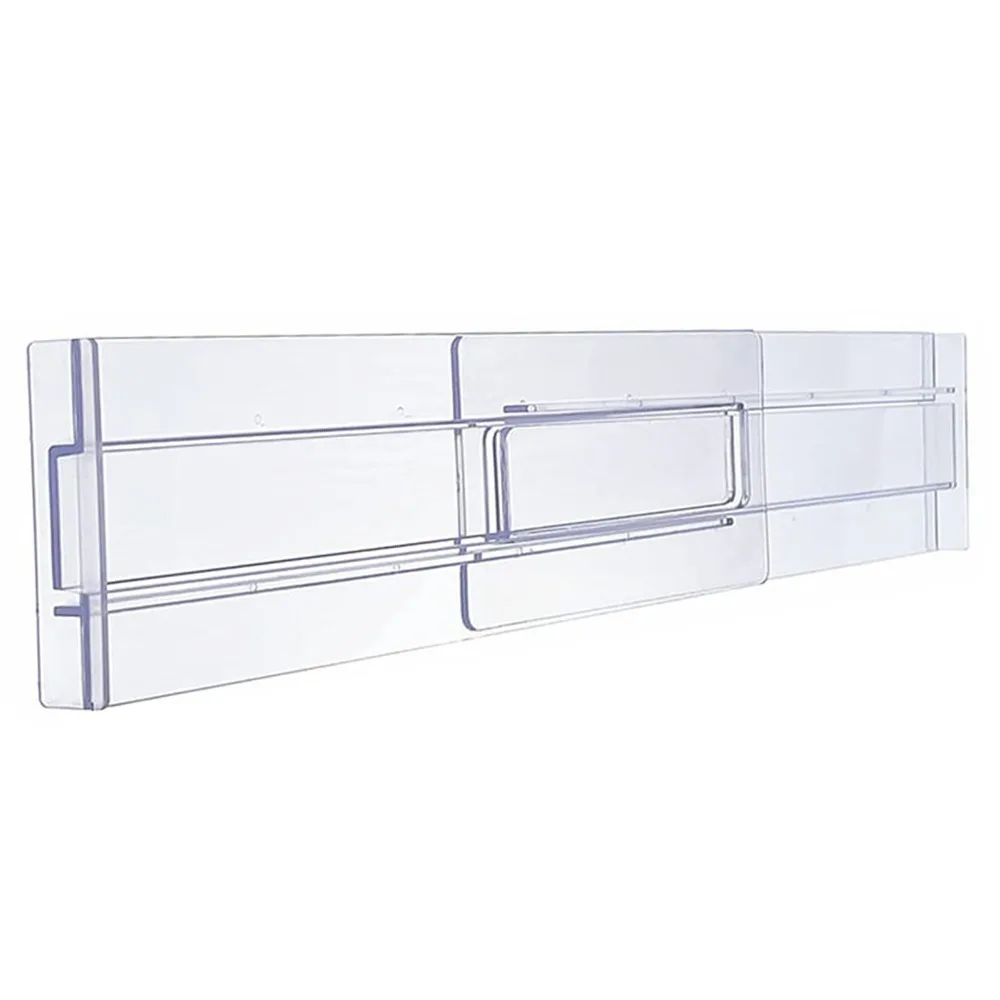 탈부착 가능한 투명 서랍 칸막이, 텔레스코픽 조절식 수납 정리함, 접이식 범용..