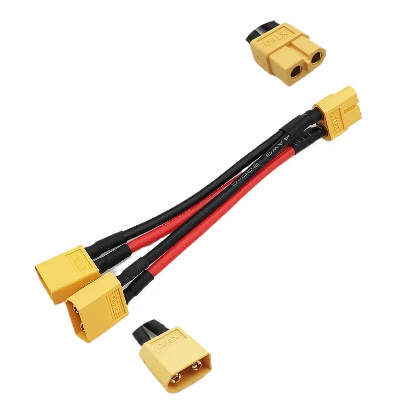 Câble adaptateur XT60 1M à 2F/1F/3F/2M/3M pour drone FPV