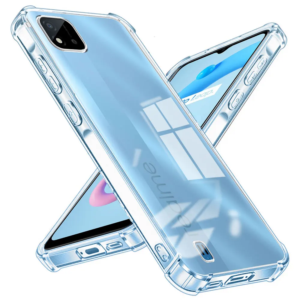 Airbag Shockproof Clear TPU Silicone Anti-Scratch Back Case Cover