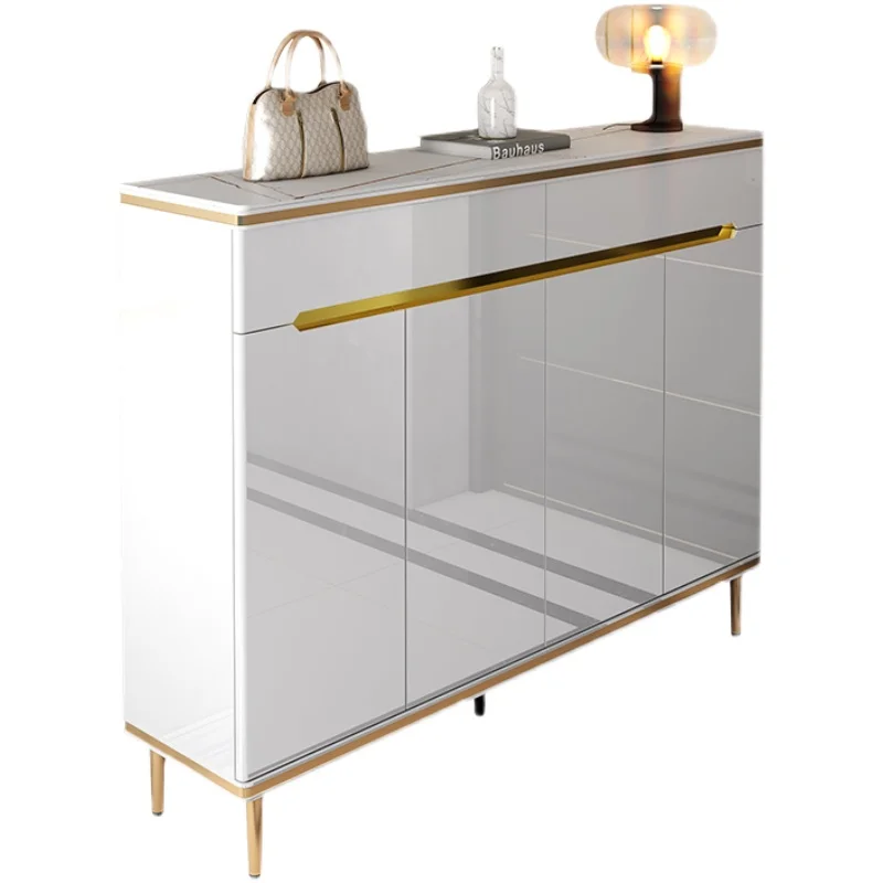 

Shoe Rack Storage Narrow Entrance Bench Shoe Door Show Rack Mobile Bedroom Shoe Cabinet Thin Zapatero Shoe Furniture WWH100YH