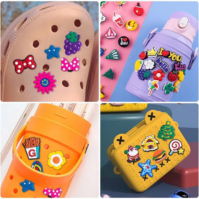 ߰ſ  ۰ Ϳ  ¾  Diy Croc Jibz PVC  Ź ŷ  Ź ׼ , 20-100 